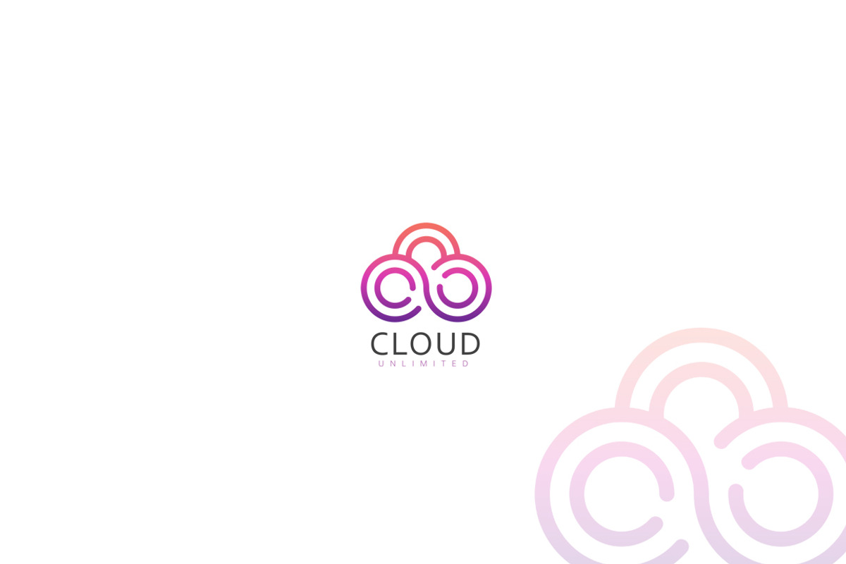 Cloud Logo Template, a Branding & Logo Template by dien96 (Photo 1 of 2)