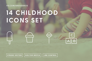 14 Childhood icons, kids, fun, ice