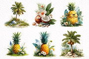 Whimsical Summer Clipart Bundle, an Illustration by DreamArtGraphic (Thumbnail 8 of 8)