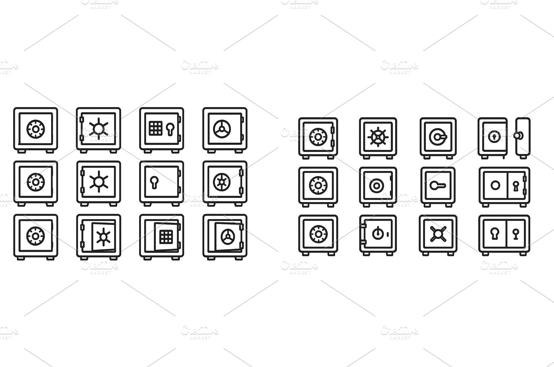 Collection of various safe designs, a Technology Photo by ZinetroN
