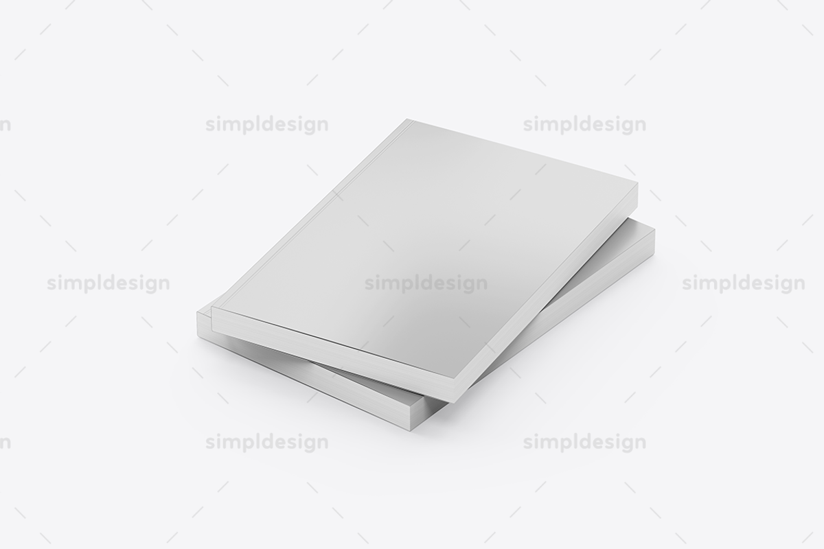 US Royal Softcover Book Mockup, a Books & Magazine Mockup by SimplDesign (Photo 12 of 13)