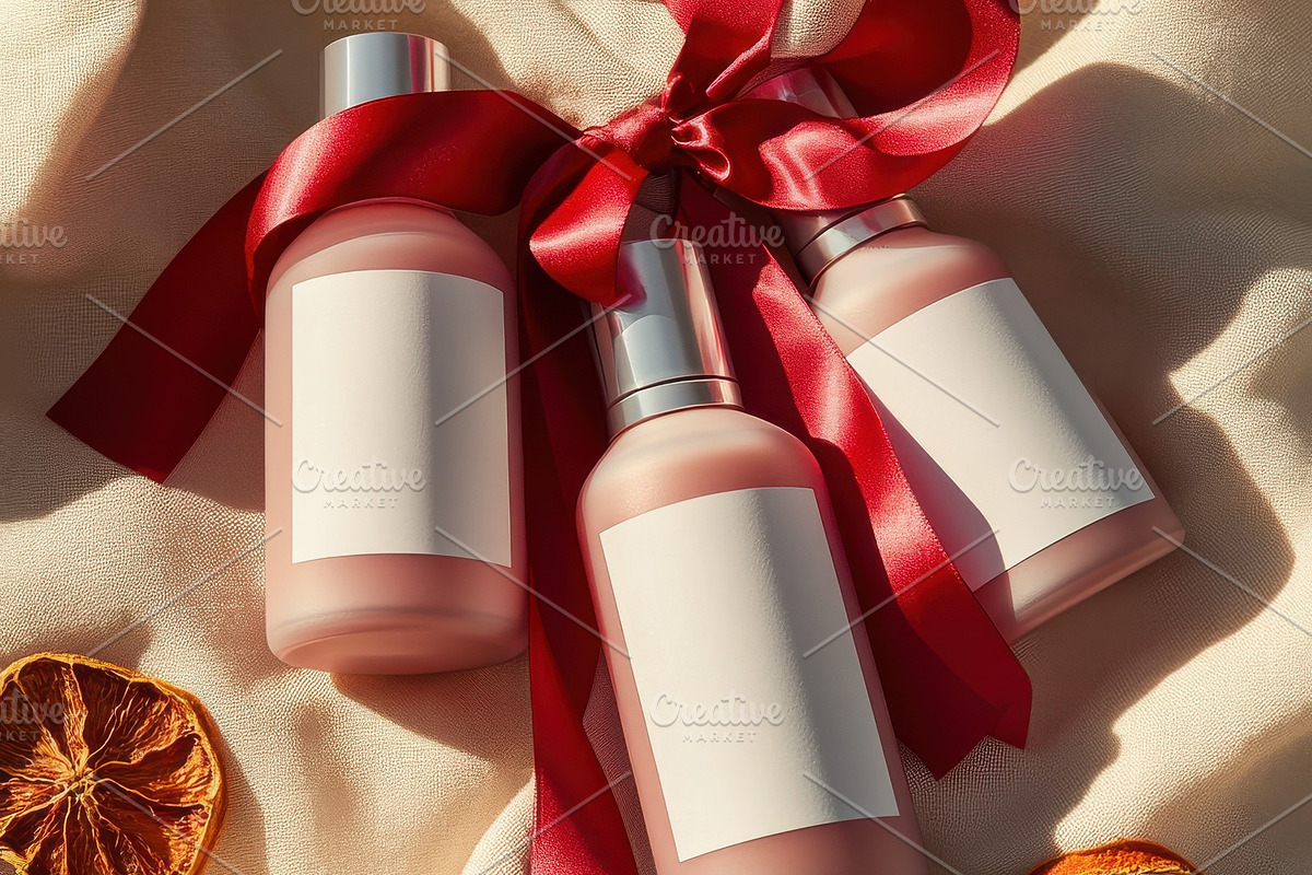 Skincare Products Blank Label Mockup, a Background Photo by Virgo Studio (Photo 1 of 2)