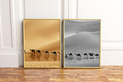 Frame mockupsbundle,gold,wood,W&B, a Print Template by HisariDS Mockup Design (Thumbnail 8 of 12)