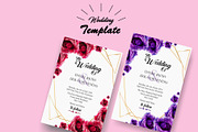 wedding poster Template mock-up, a Print Template by Design with Qurat (Thumbnail 5 of 7)