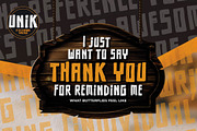 Unik – Unique Font, a Sans Serif Font by Almarkhatype (Thumbnail 6 of 8)