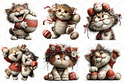 Whimsical Easter Cat Clipart, an Illustration by Black Bird Studio (Thumbnail 2 of 6)