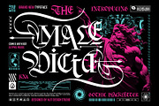 Maledicta Typeface, a Blackletter Font by alit design (Thumbnail 1 of 16)