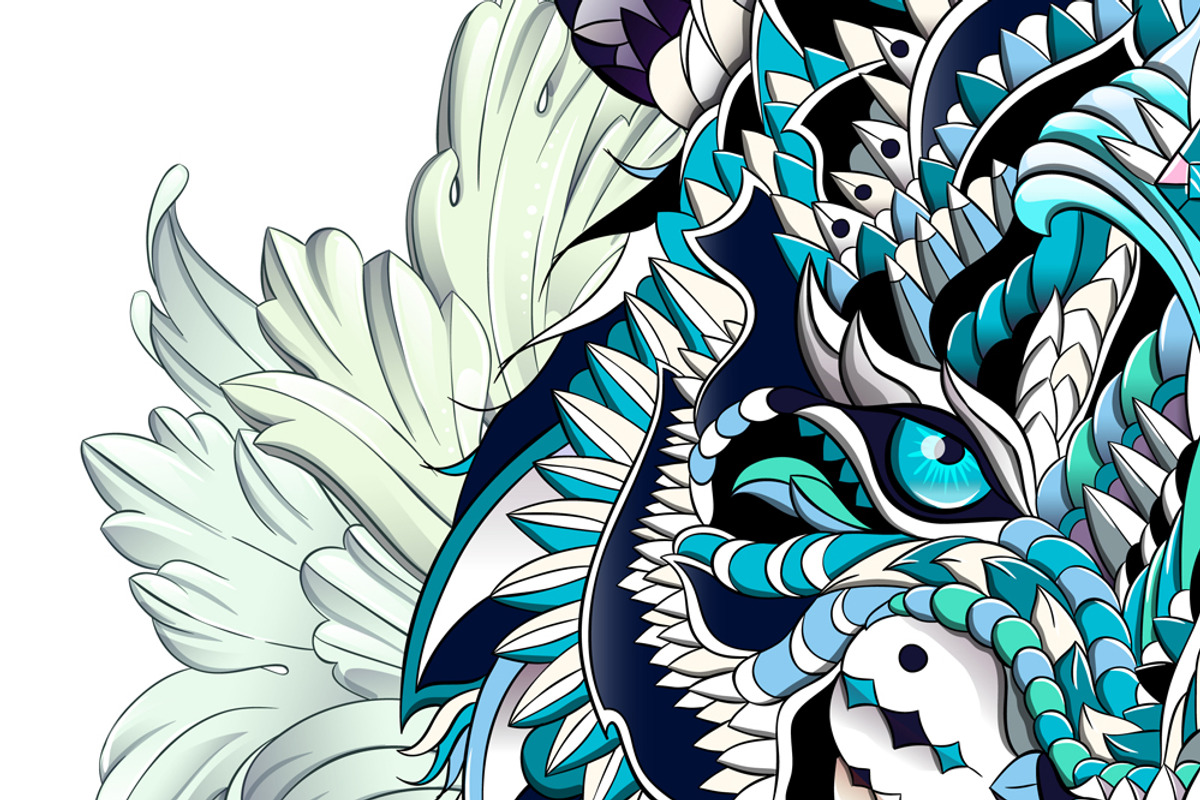 Ethnic Collection: Roaring Tiger, an Animal Illustration by ArtoJoy (Photo 5 of 5)