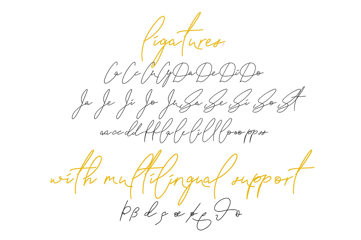 Greek Font Signature preview 4