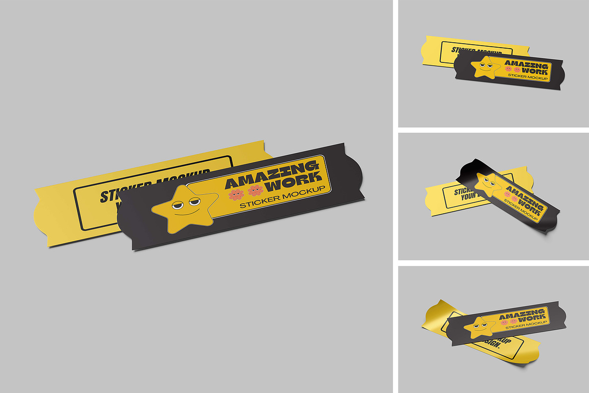 Sticker Mockup, a Household Mockup by seramoe (Photo 1 of 5)