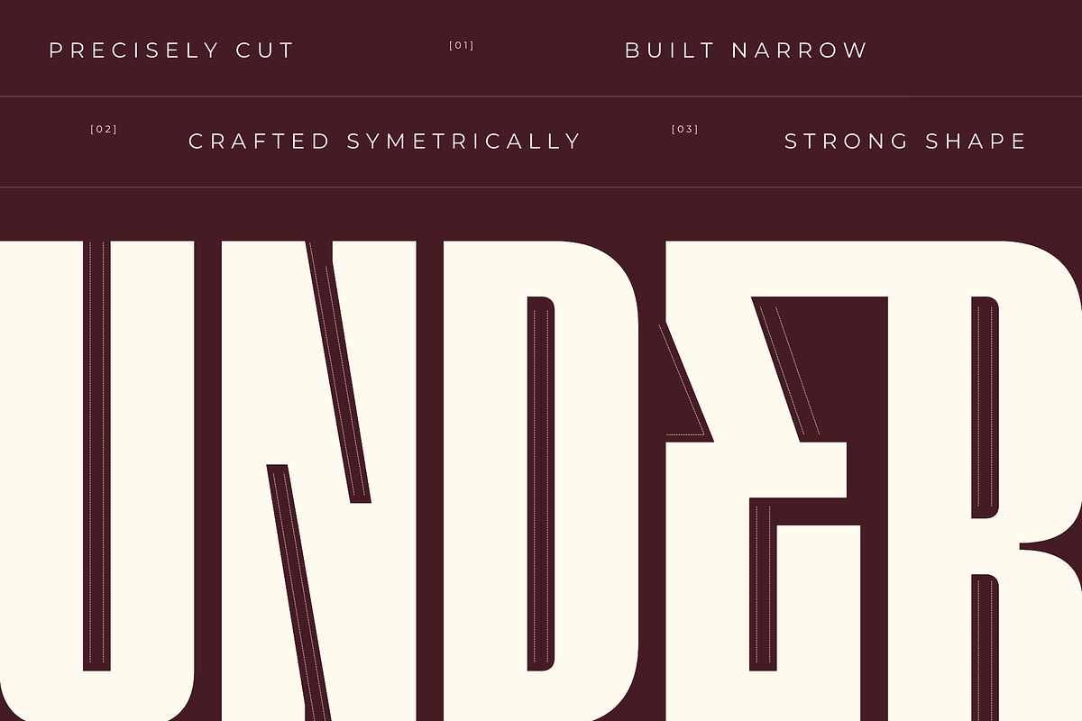 Ermago Display - Modern Extrude Logo, a Sans Serif Font by Nirmana Visual (Photo 10 of 14)