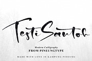 TestoSantoh Black Friday, a Script Font by pineungtype (Thumbnail 1 of 6)