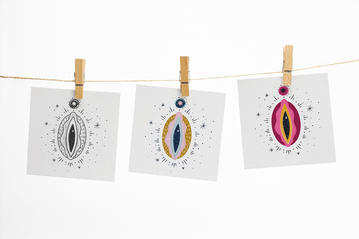 Female reproductive system. Vagina, a Healthcare Illustration by Chikovnaya (Photo 3 of 7)