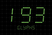 Terminal Vision - LED Typeface, a Sans Serif Font by HipFonts (Thumbnail 2 of 8)