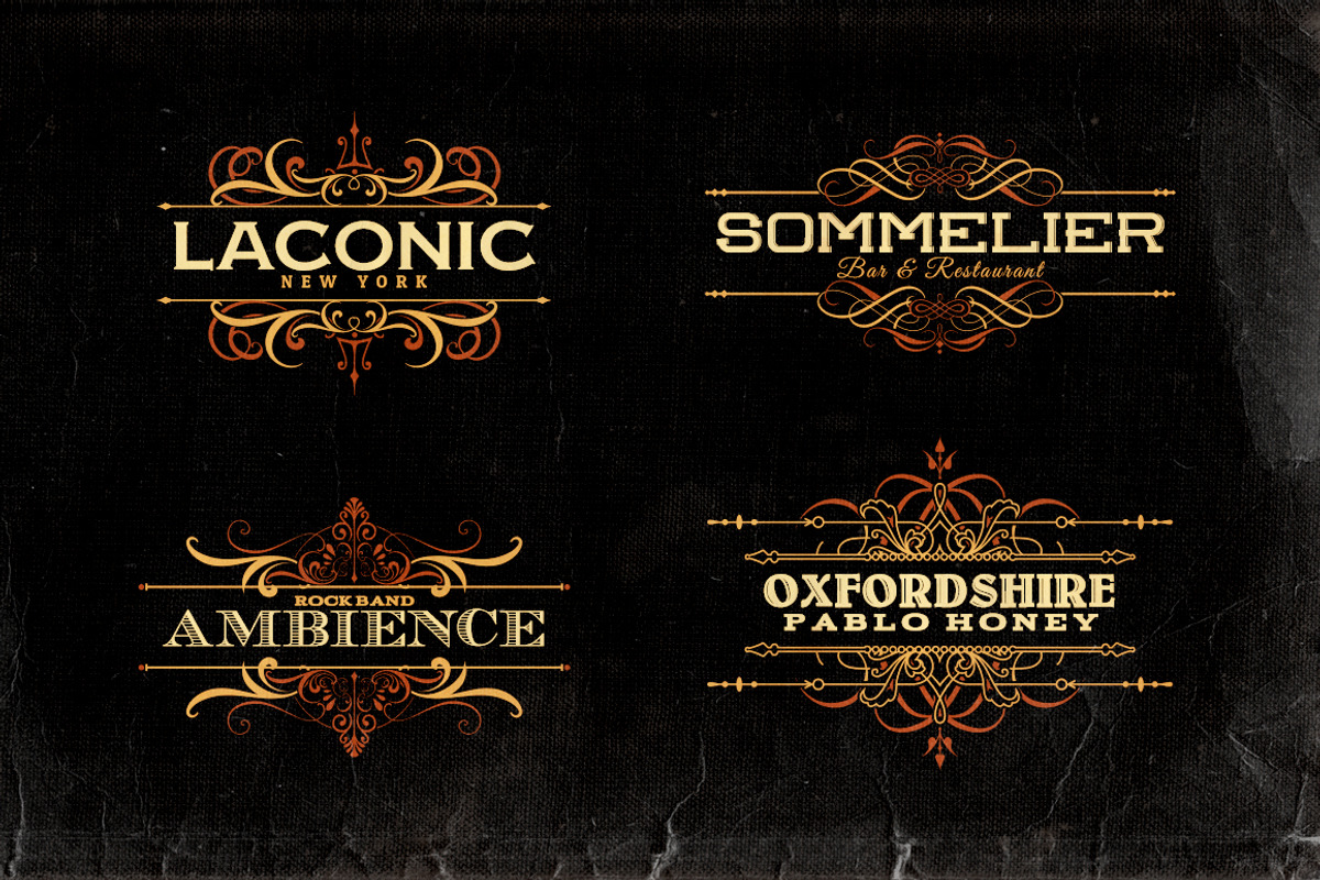 Ornamental Headers & Frames v.1 preview 5