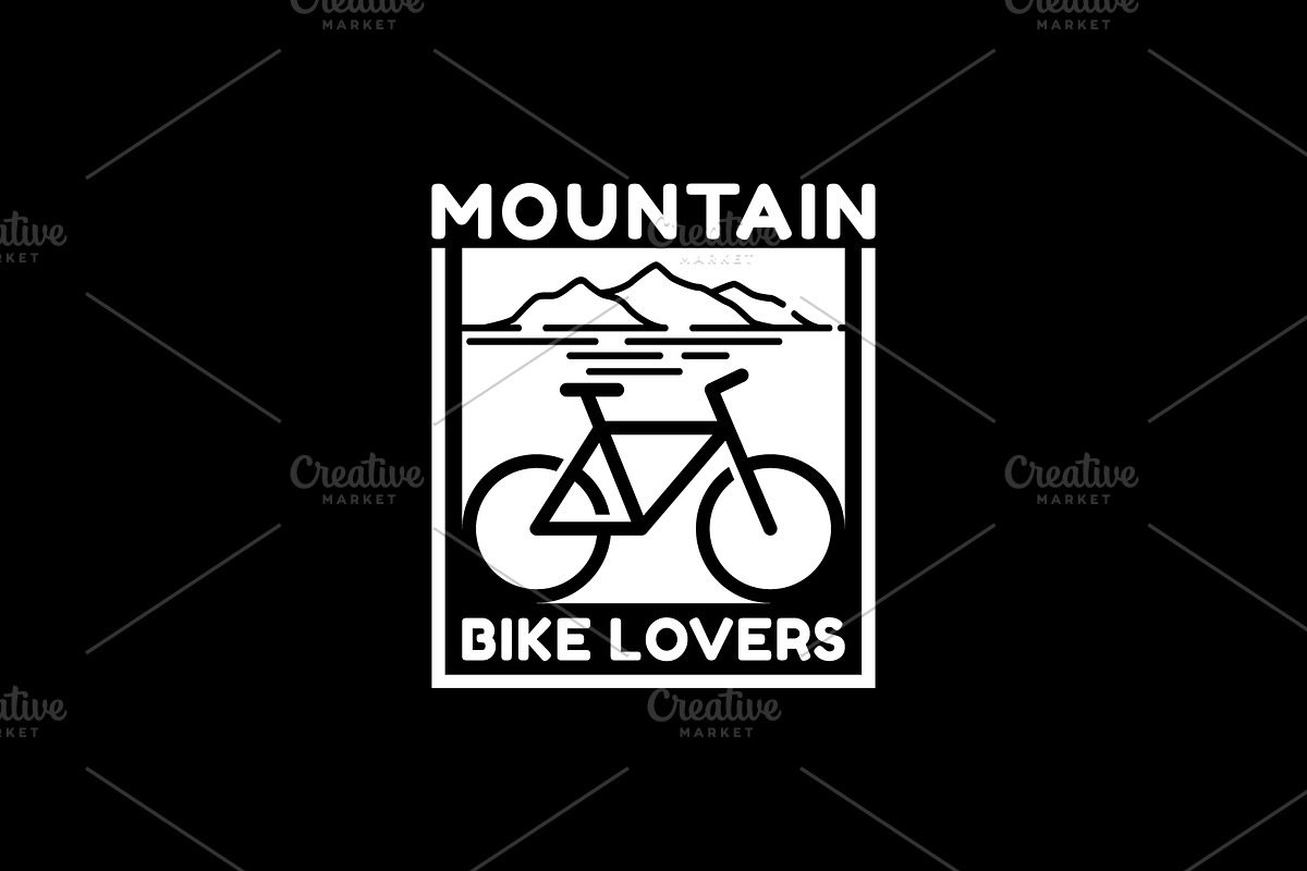 Simple Mountain Bike Lover Logo, a Branding & Logo Template by Atlantis X Nurman Arbai (Photo 2 of 2)