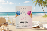 Neutral Summer Invitation Mockup, an Advertising Mockup by MockupWizard (Thumbnail 3 of 3)