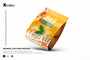 Bag with Oranges Mockup, a Packaging Mockup by Xtrahive (Thumbnail 1 of 2)