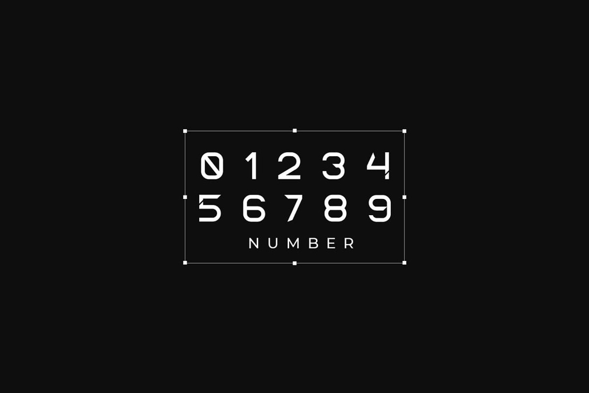 Sunset - Futuristic Display Font, a Sans Serif Font by Luna Shop (Photo 3 of 5)