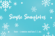 Simple Snowflakes, an Icon by kreart (Thumbnail 1 of 4)