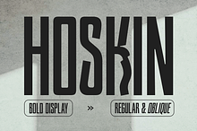 Hoskin - Condensed Sans Serif Fonts