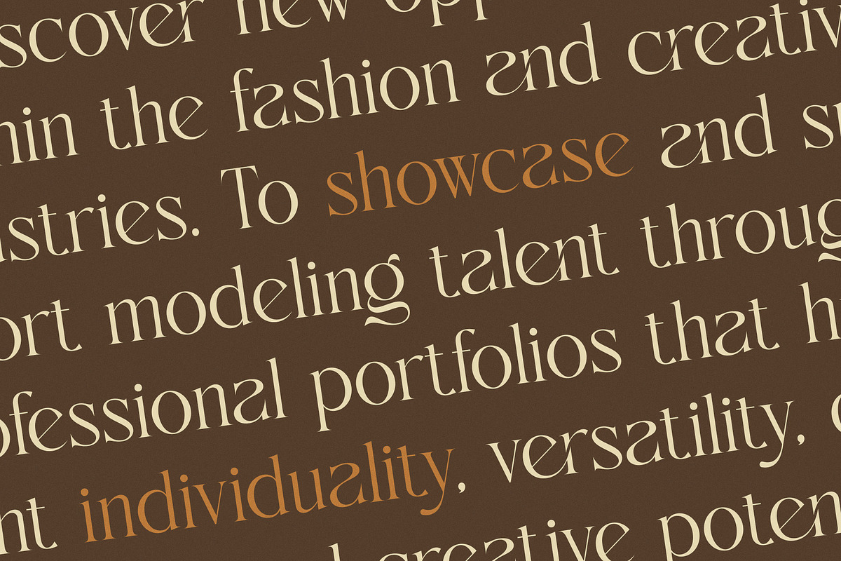 Making Modern Elegant Serif Font, a Serif Font by Graphicxell (Photo 2 of 8)