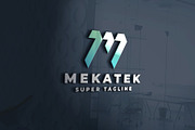 Mekatek Letter M Logo, a Branding & Logo Template by Design_Planet (Thumbnail 1 of 2)