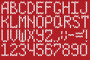 Сhristmas Knitted Font, a Symbol Font by Artolus (Thumbnail 2 of 9)