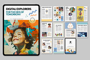 Digital School Magazine Template, a Magazine Template by BrandPacks (Thumbnail 5 of 5)