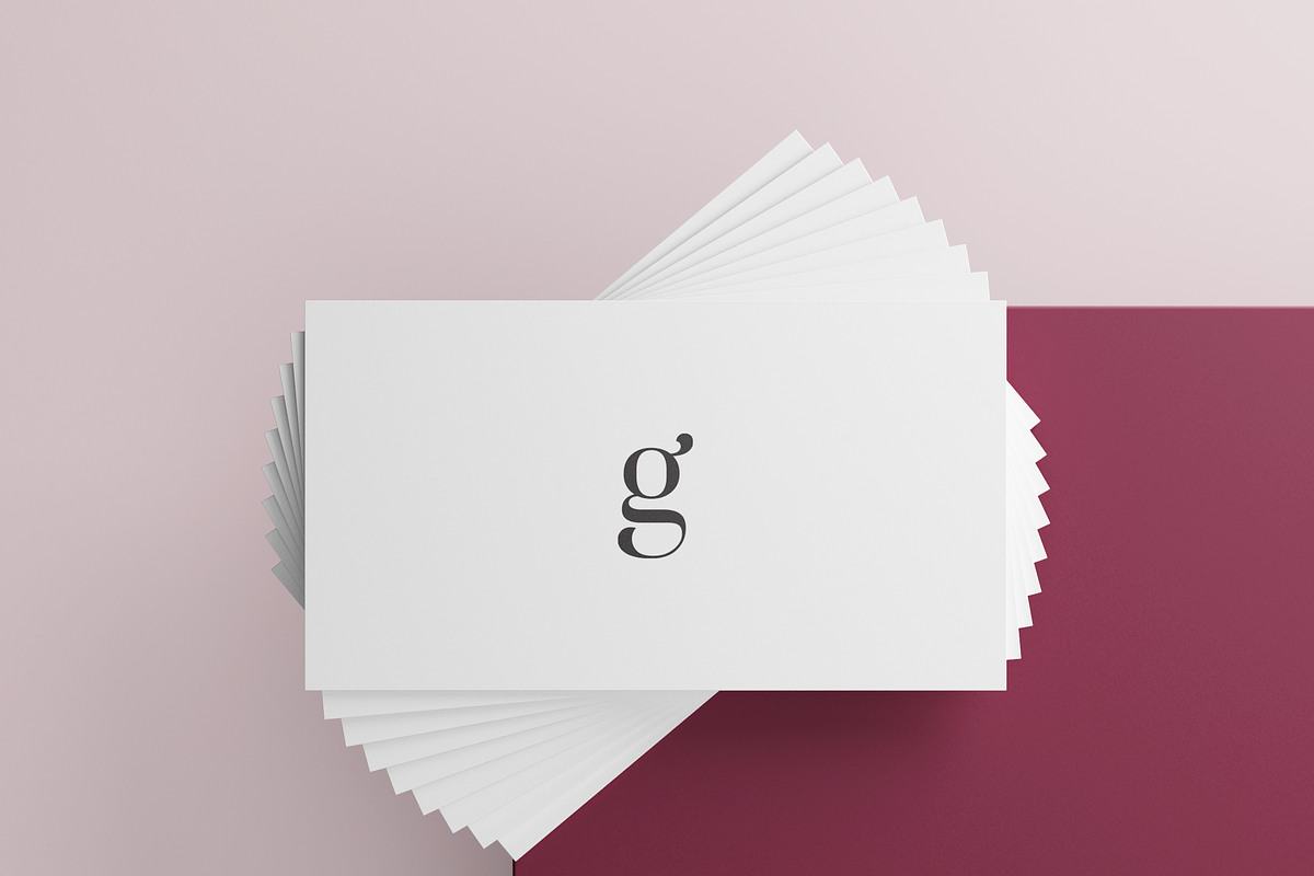 Neutral Business Cards, a Business Card Template by Cassandra Cappello (Photo 3 of 3)
