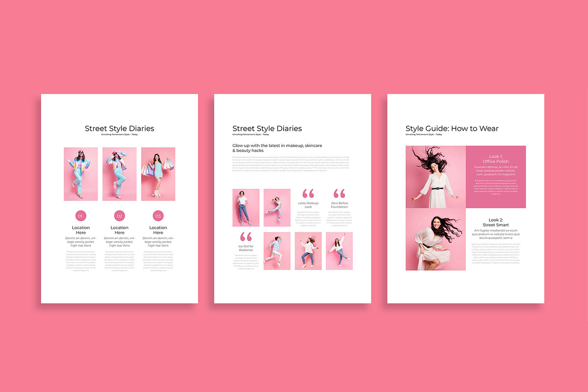 E Book Fashion Magazine Template, an UI Kit Template by MightyDesign (Photo 4 of 10)