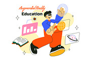 10 Augmented Reality Education, an Education Illustration by denayunebgt (Thumbnail 4 of 4)