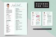 A4/Letter Creative Resume Templates, a Resume Template by feydesign (Thumbnail 3 of 3)