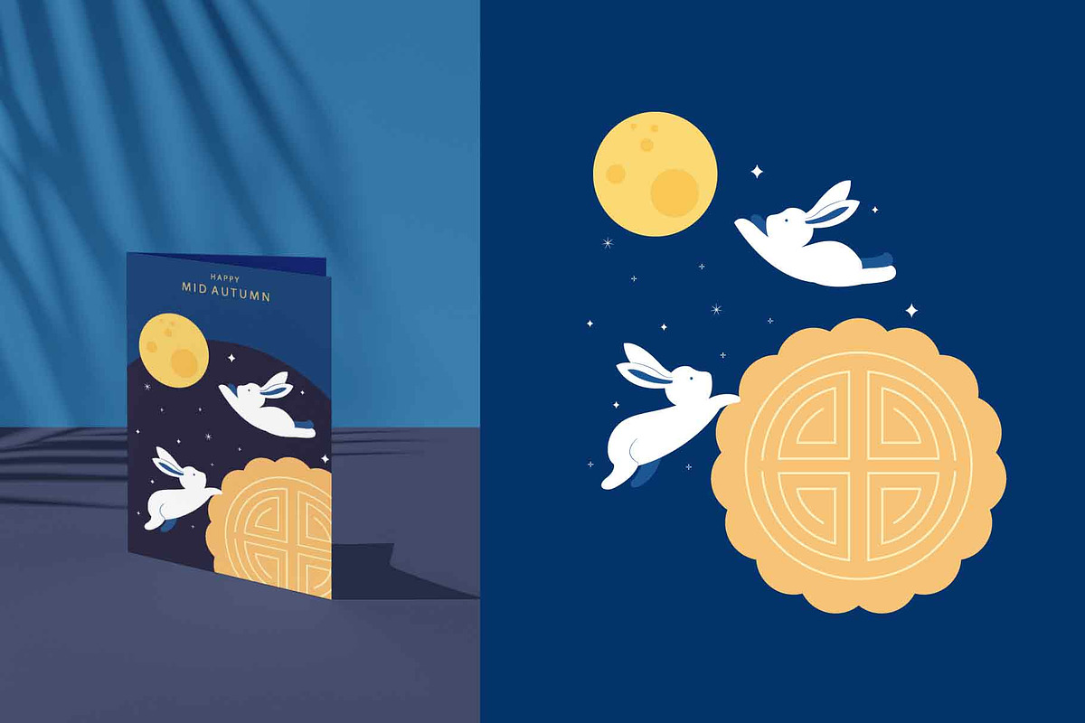 cute mid autumn for kid design, an Object Graphic by Piixypeach (Photo 7 of 7)