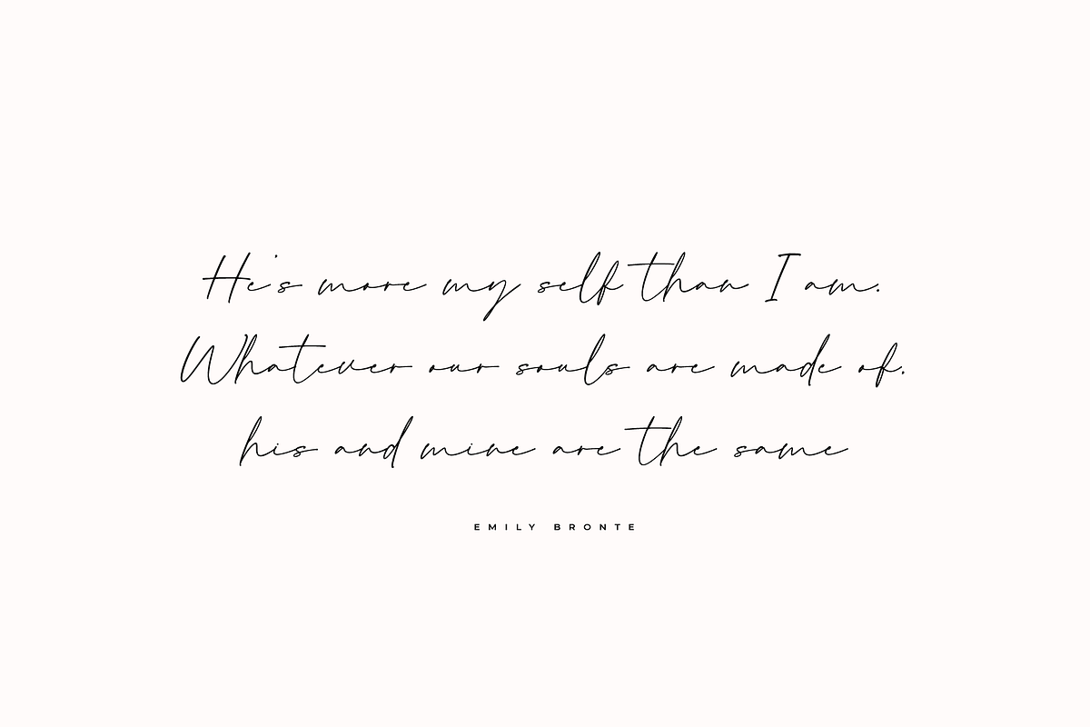 Semethone - Modern Calligraphy Font, a Script Font by Pen Culture (Photo 4 of 9)