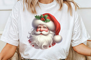 Santa Claus Face Christmas Clipart, a Work Illustration by CraftArtStudio (Thumbnail 3 of 6)