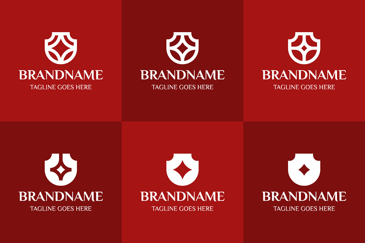 Shield Star Luxury Logo Set, a Branding & Logo Template by Pray Art Design Studio (Photo 2 of 2)