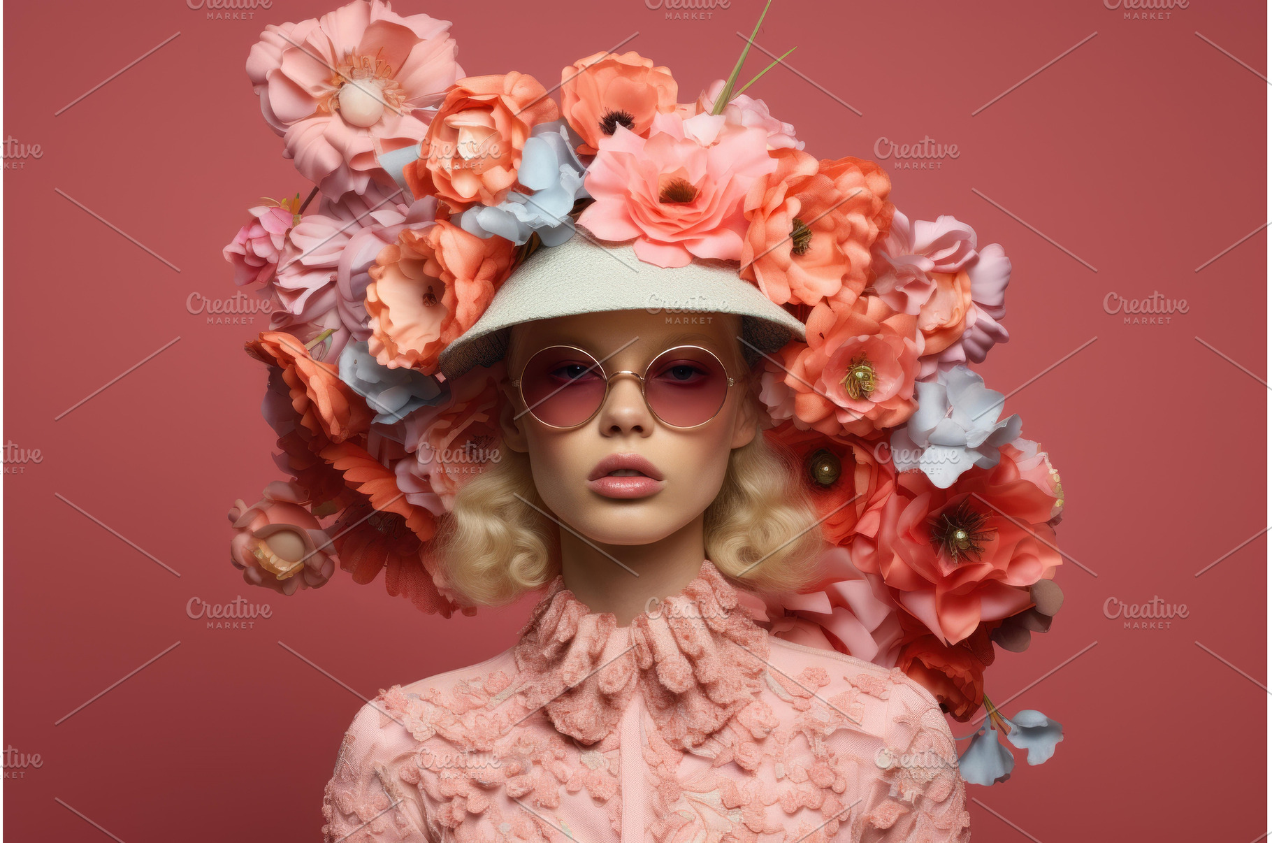 Fashion model wearing extravagant, a Beauty & Fashion Photo by Ylivdesign