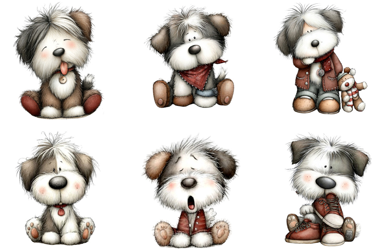 English Sheepdog Clipart, an Illustration by DreamArtGraphic (Photo 5 of 5)