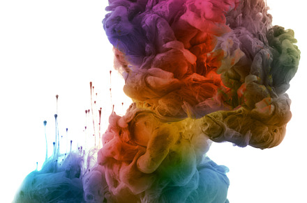 Acrylic colors and ink in water featuring abstract, background, and cloud, an Abstract Photo by Liliia Rudchenko