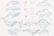 Lovely vibes vector patterns clipart, an Animal Illustration by FleurArt (Thumbnail 7 of 16)