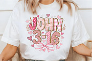 John 3.16 Png, Coquette Hearts Png, an Illustration by Designking (Thumbnail 2 of 6)