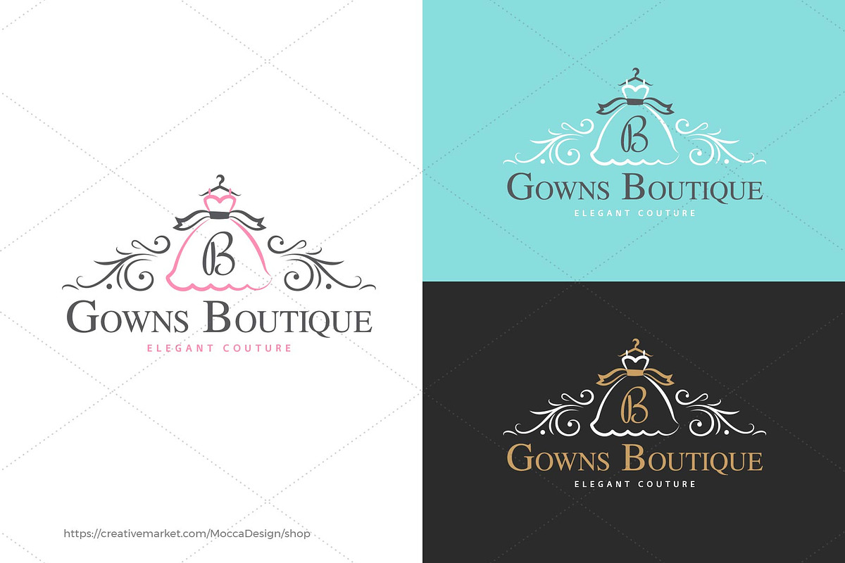 Gowns Boutique Logo, a Branding & Logo Template by Mocca Design (Photo 4 of 5)