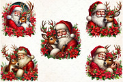 Santa Claus and Reindeer png, an Illustration by Libby Wishes (Thumbnail 3 of 9)