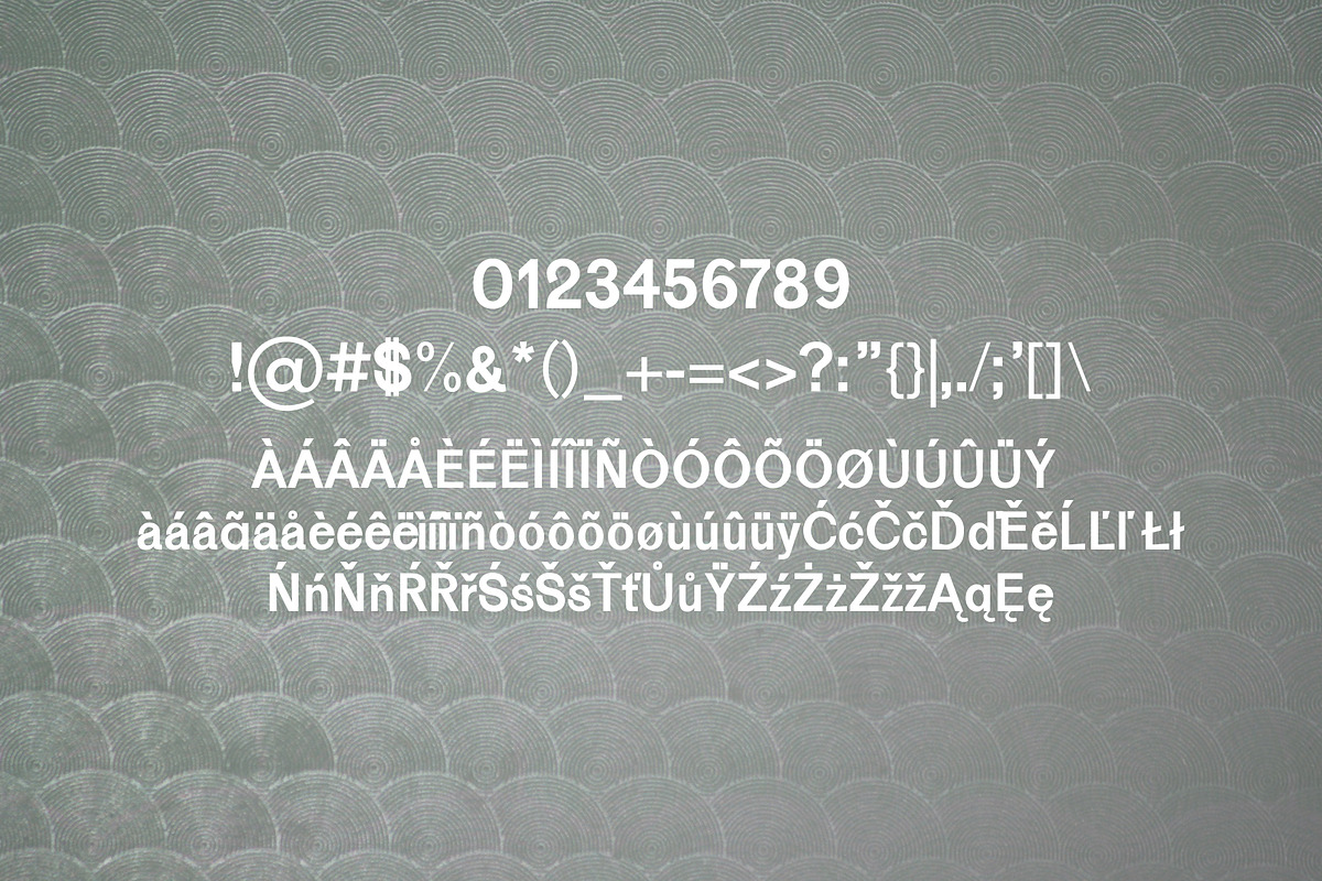 Beacher Sans Serif 6 Font Family preview 4
