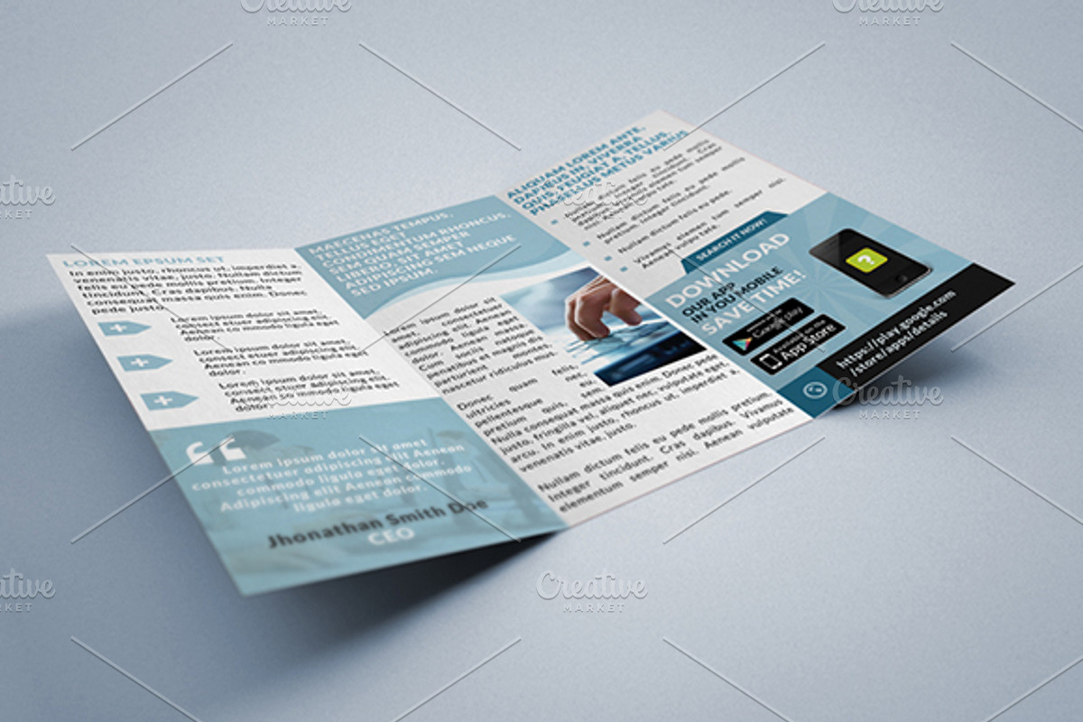 Multipurpose Trifold Brochure, a Brochure Template by WonderShop (Photo 4 of 4)