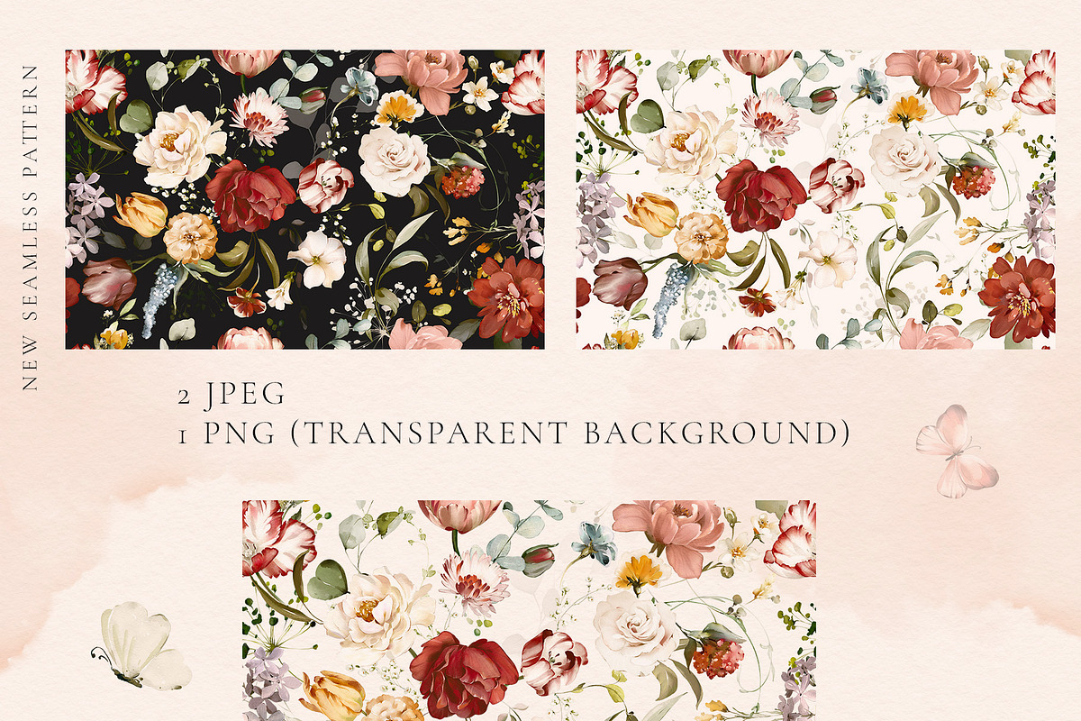 Watercolor Garden Flowers, a Decorative Illustration by Lisima (Photo 21 of 25)