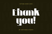 Farday – Unique Display Font, a Sans Serif Font by Artiveko (Thumbnail 7 of 7)