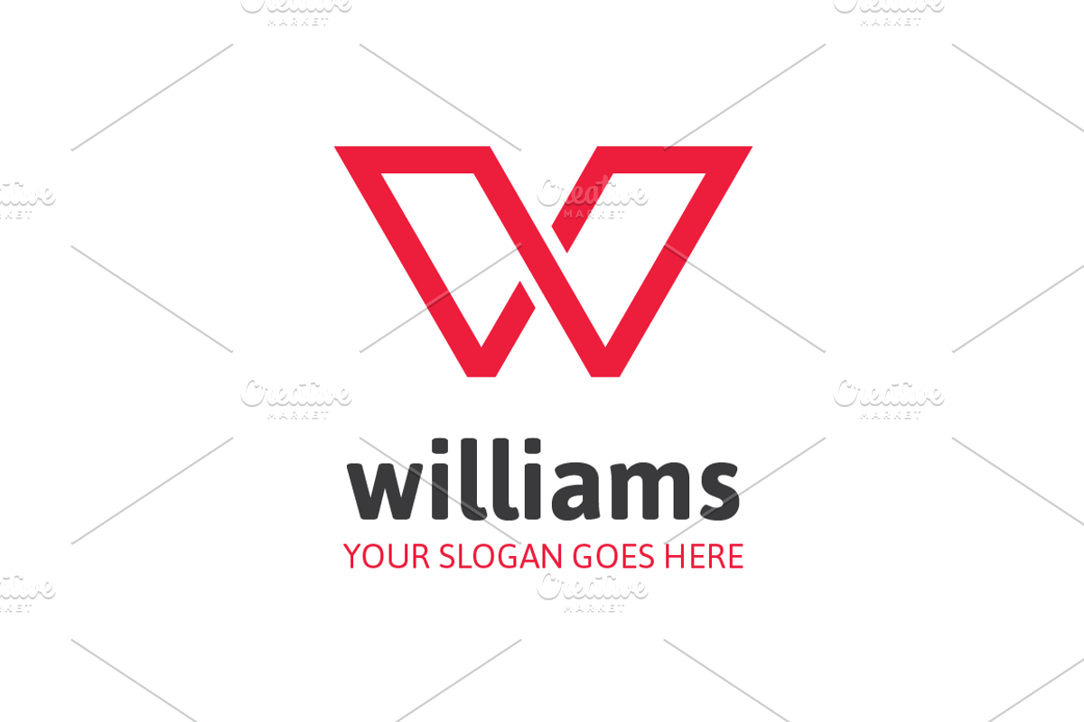 Williams Letter W Logo, a Branding & Logo Template by MLJ studios (Photo 1 of 3)