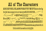 CS Ralphie Stamp, a Slab Serif Font by Craft Supply Co. (Thumbnail 8 of 8)